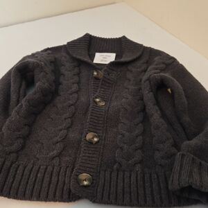 Okie Dokie Charcoal Knit Sweater Boys 18m In Good Cond.